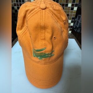 Lacoste Baseball Hat Orange authentic